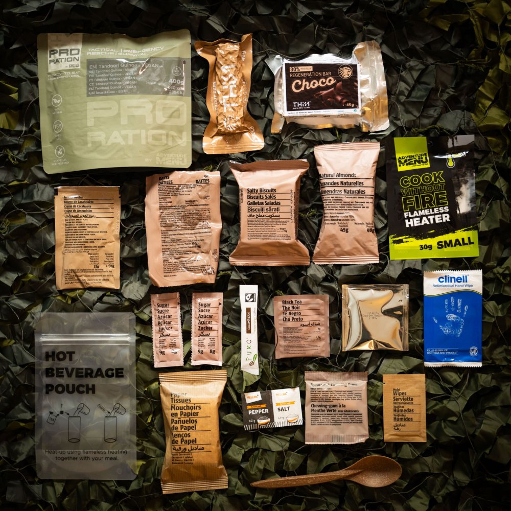 Ultimate Tactical Ration Half Day Menu Vege