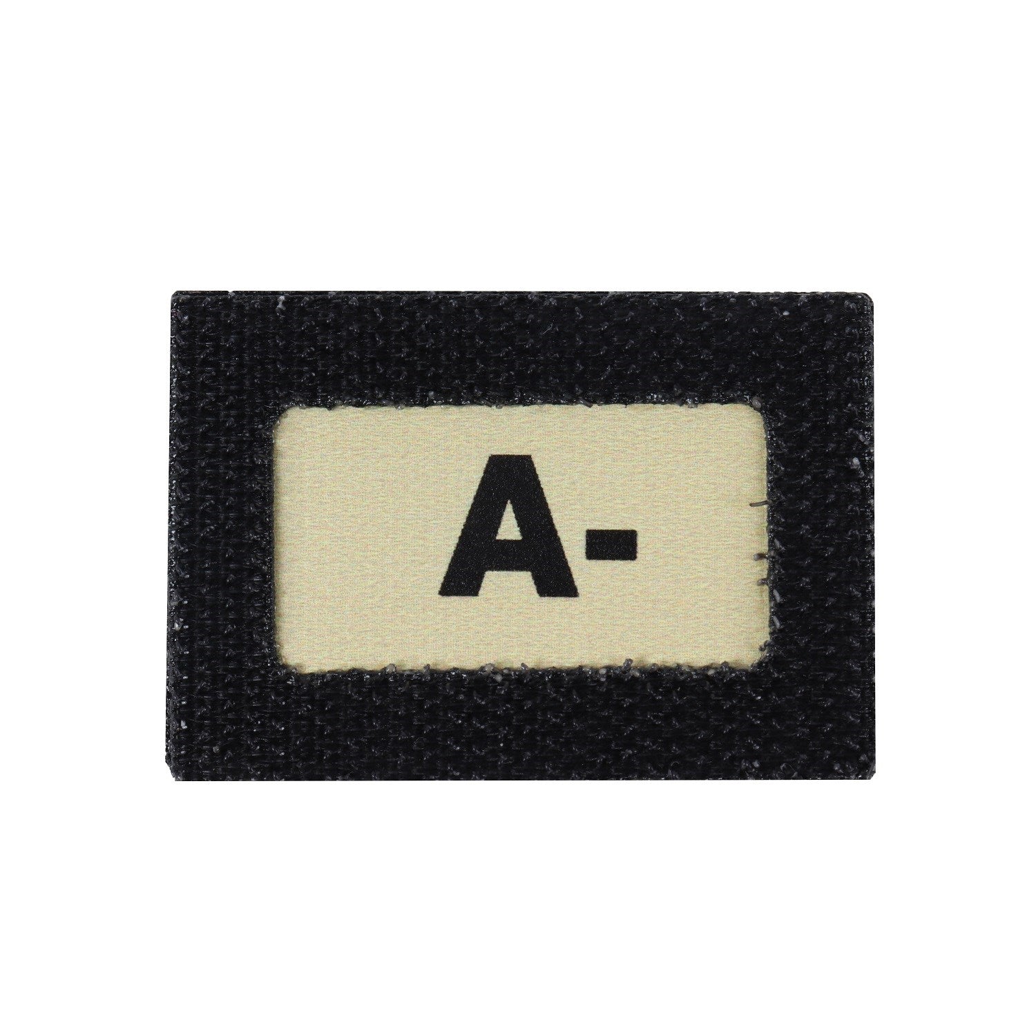 Parche GLIND TAPE grupo sanguíneo A- reversible 40 x 28 mm borde velcro