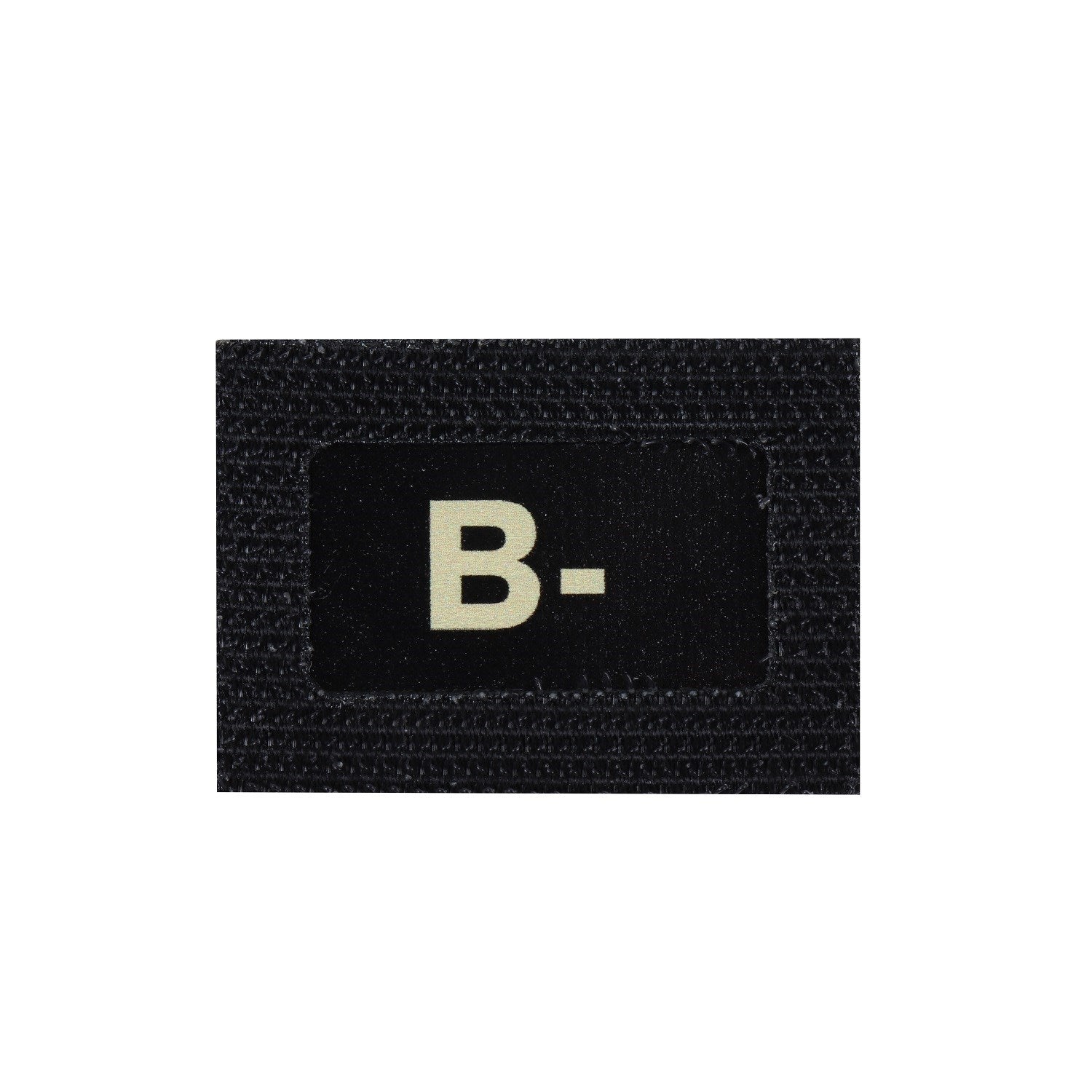 Nášivka GLIND TAPE parche grupo sanguíneo B- 40x28 mm reversible con velcro