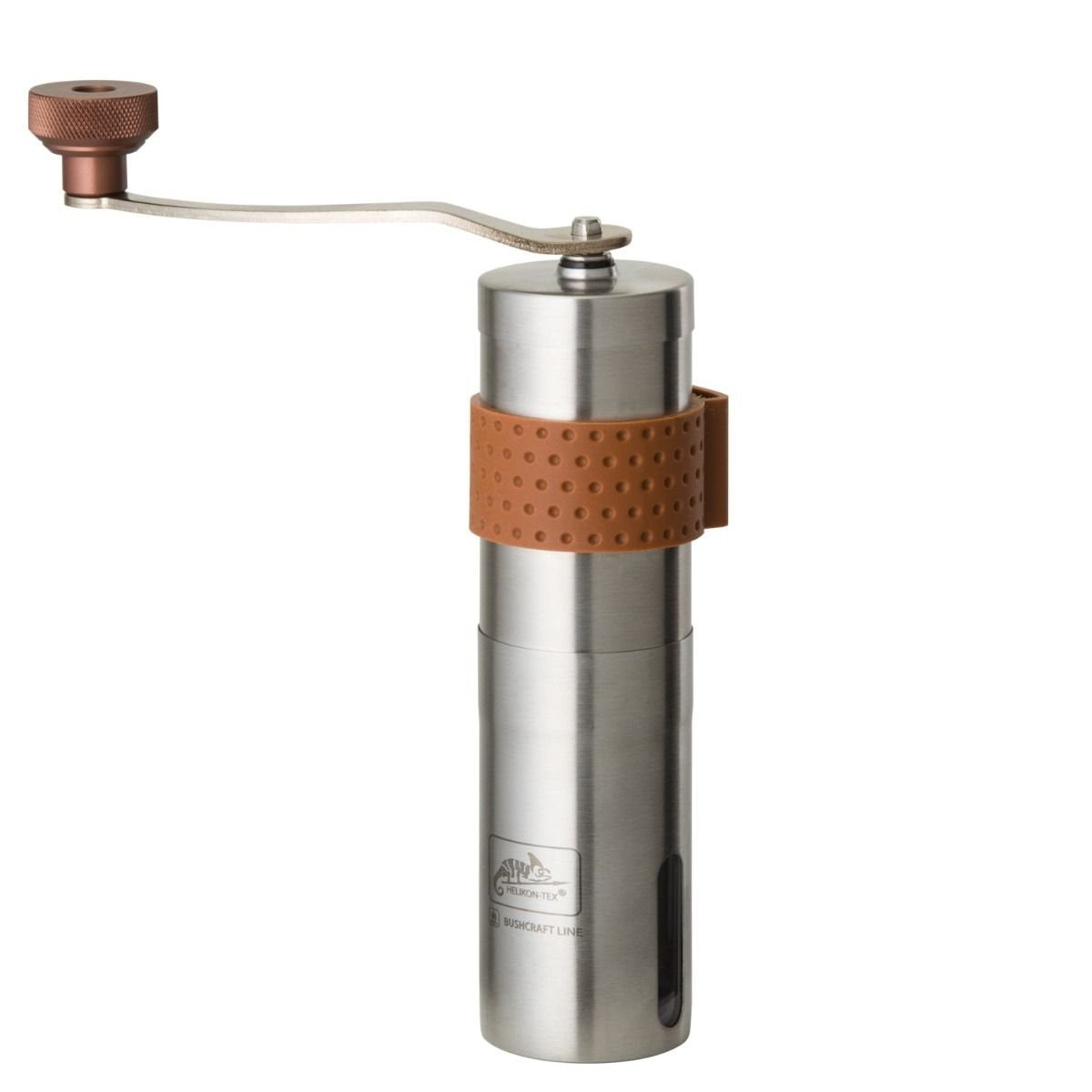 Molino manual CAMP de acero para café en grano, capacidad 50 g, muelas cerámicas