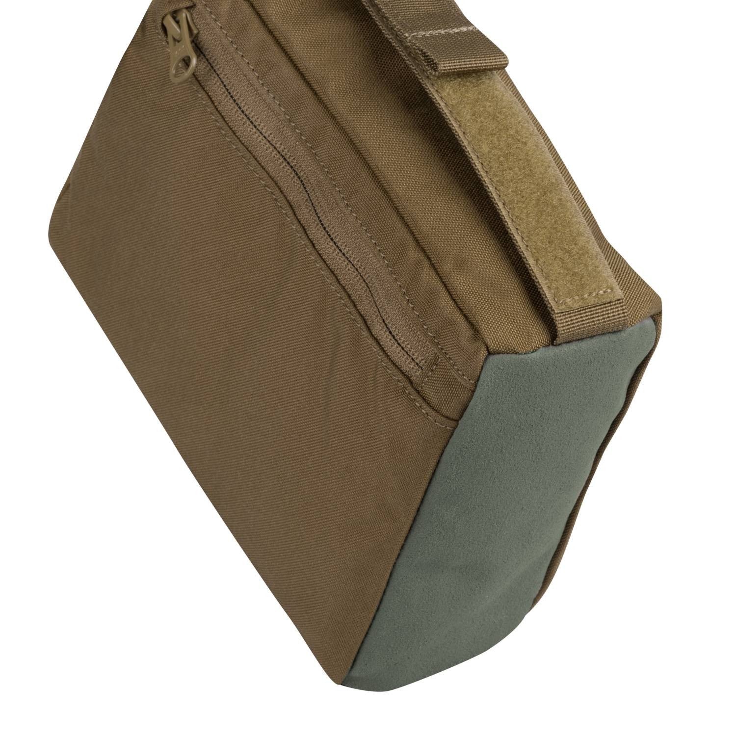 Apoyo para arma CUBE® COYOTE en forma de cuboide, Cordura nylon, para apoyar antebrazo o culata y mejorar estabilidad