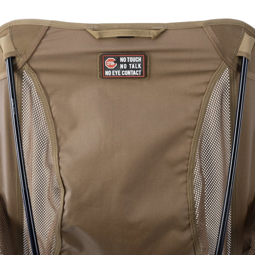 Silla TRAVELER plegable COYOTE con estructura de aluminio y asiento 500D Cordura