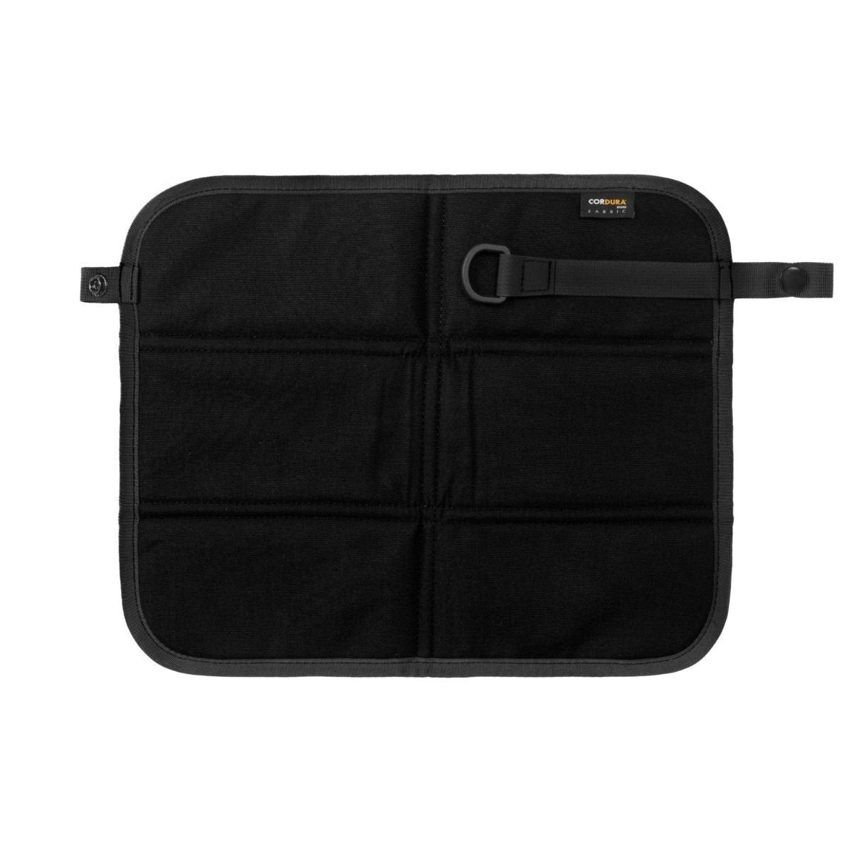 Cojín de asiento plegable Vagabond negro de Cordura 500D