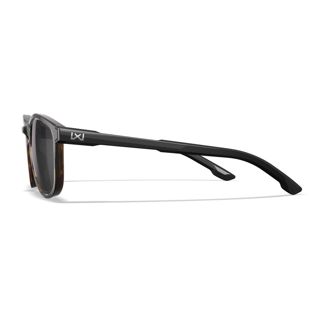 Gafas de tiro WX BRAVO CAPTIVATE armazón negro/marrón lentes polarizadas ahumadas