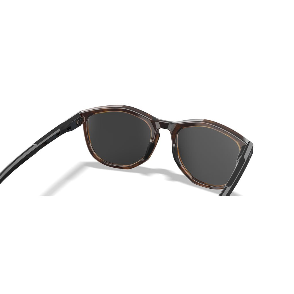Gafas de tiro WX BRAVO CAPTIVATE armazón negro/marrón lentes polarizadas ahumadas