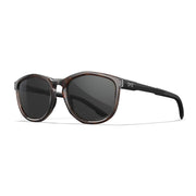 Gafas de tiro WX BRAVO CAPTIVATE armazón negro/marrón lentes polarizadas ahumadas