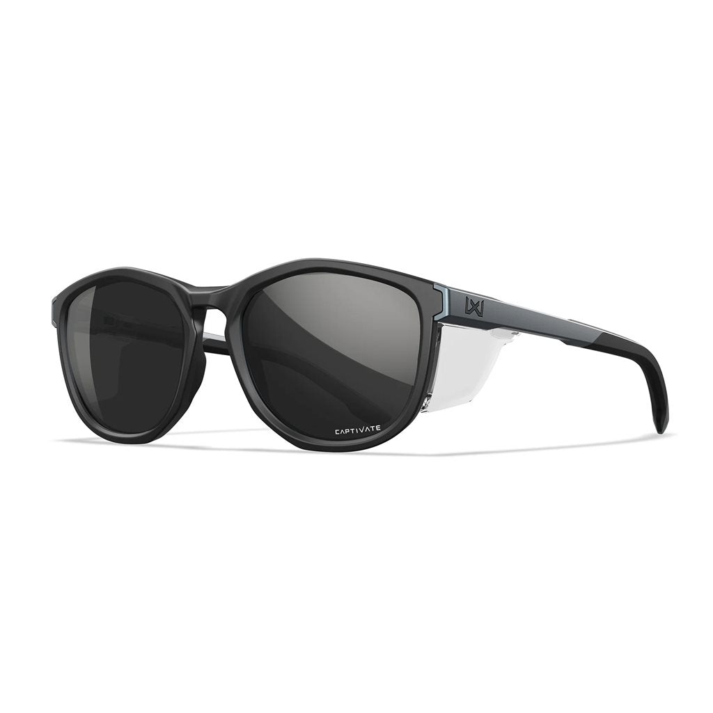 Gafas tácticas WX BRAVO CAPTIVATE negro/gris con lentes ahumadas