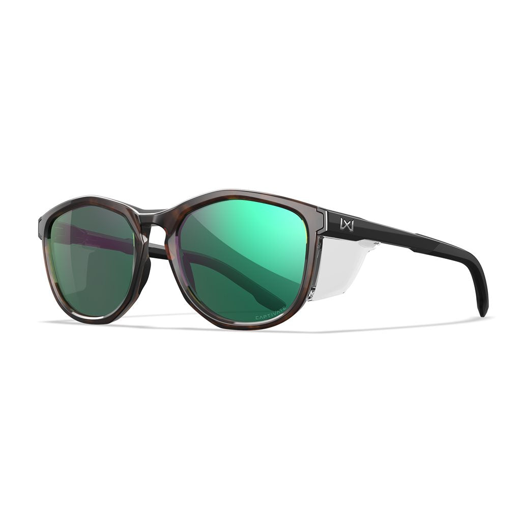 Gafas tácticas WX BRAVO CAPTIVATE marco negro/marrón con lentes Green Mirror