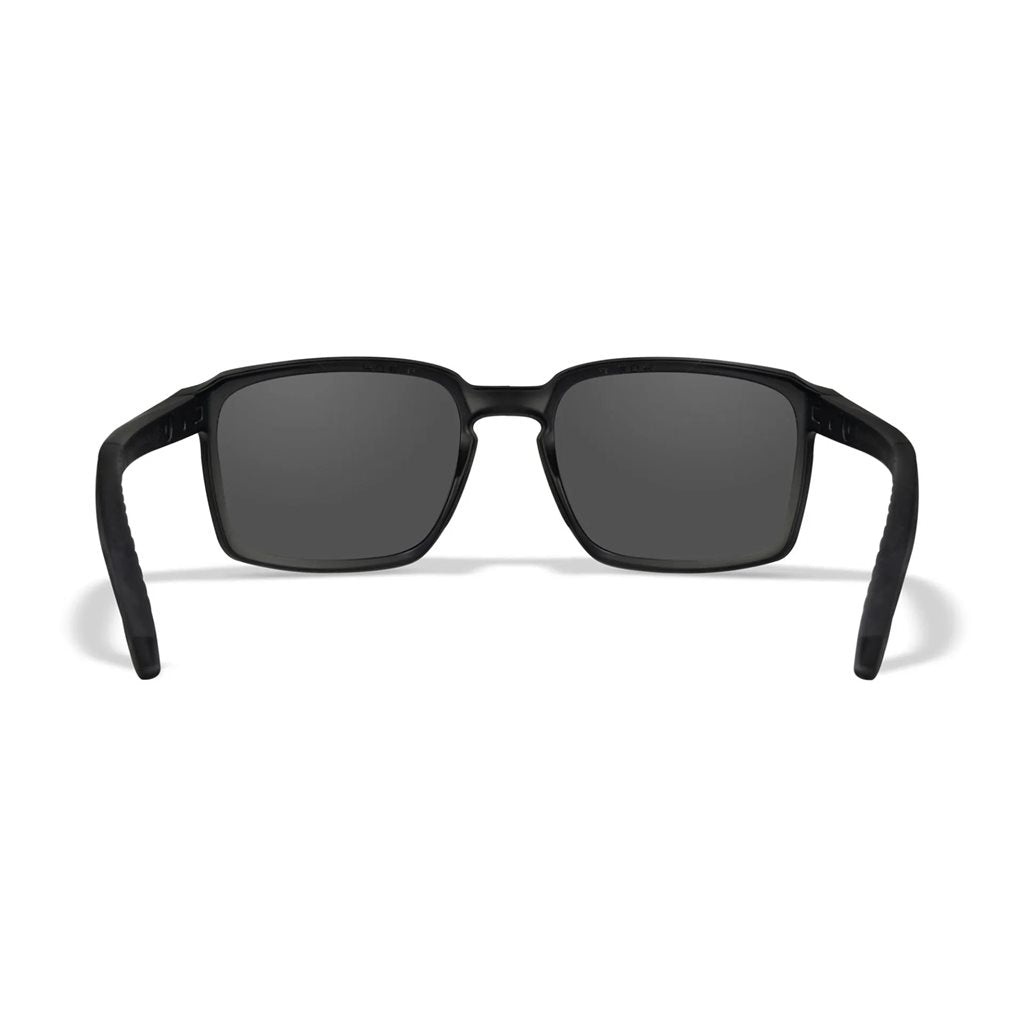 Gafas de tiro WX ALFA con montura negra y cristales ahumados
