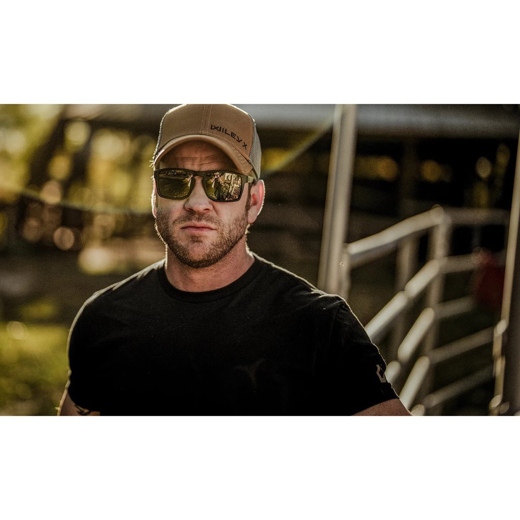 Gafas WX FOUNDER CAPTIVATE™ marco negro con lentes polarizadas Tungsteno