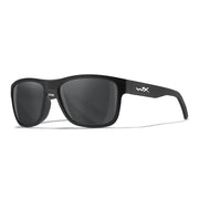 Gafas de tiro WX OVATION marco negro lentes ahumadas con patillas desmontables