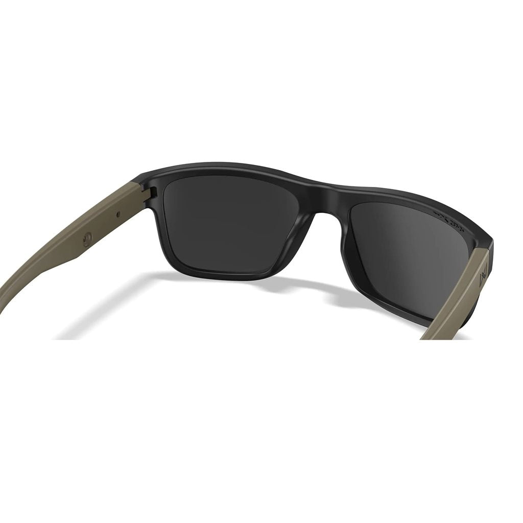 Gafas de tiro WX OVATION CAPTIVATE con montura negra y lentes TUNGSTEN