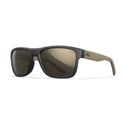 Gafas de tiro WX OVATION CAPTIVATE con montura negra y lentes TUNGSTEN