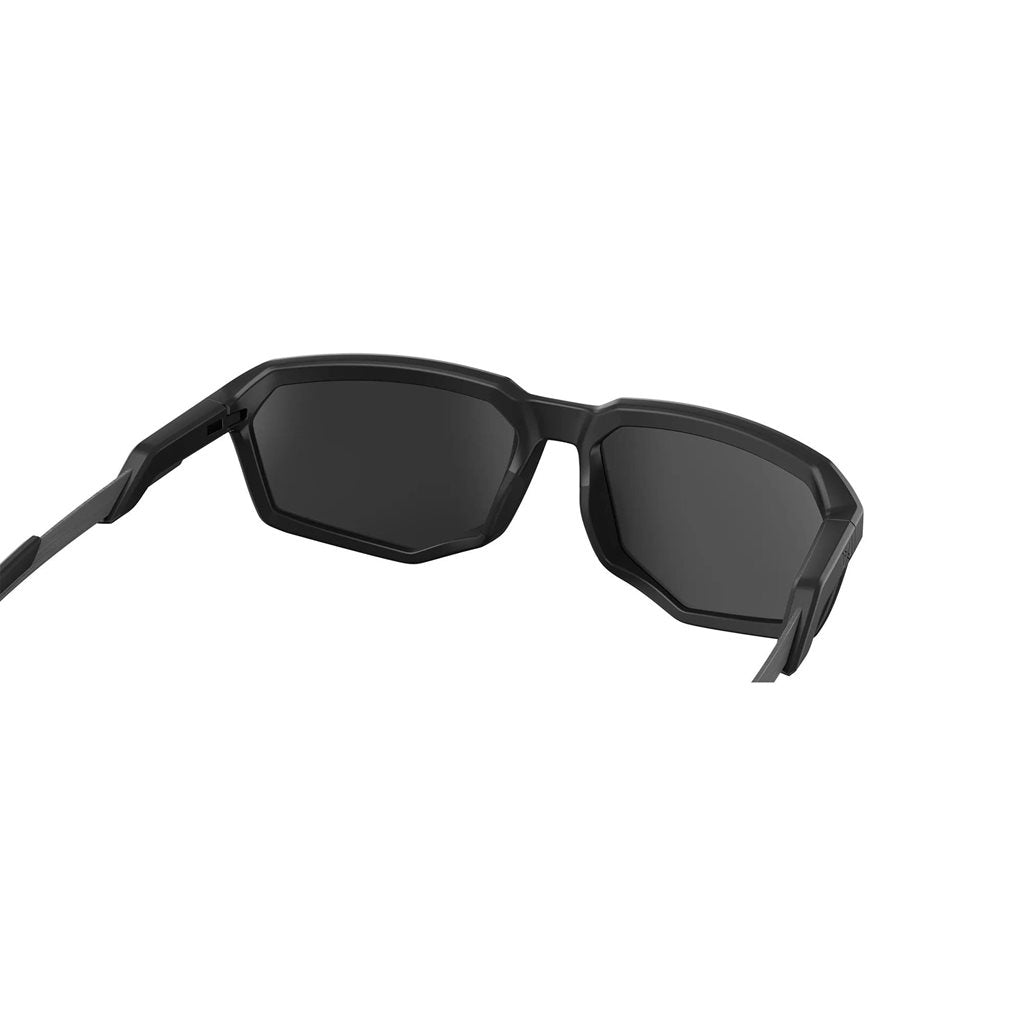 Gafas de tiro WX RECON CAPTIVATE con montura negra y lentes polarizadas ahumadas