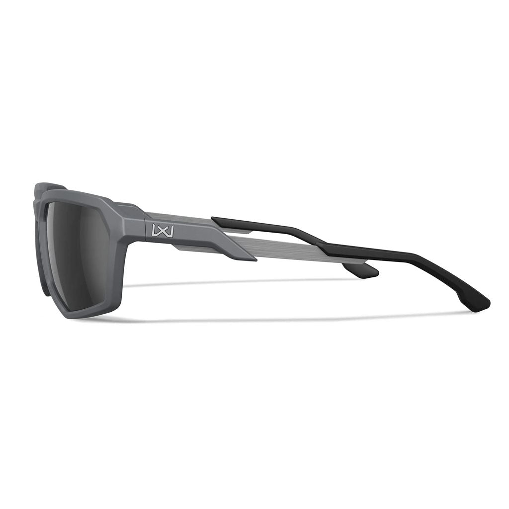 Gafas de tiro WX RECON CAPTIVATE con montura negra y lentes polarizadas ahumadas