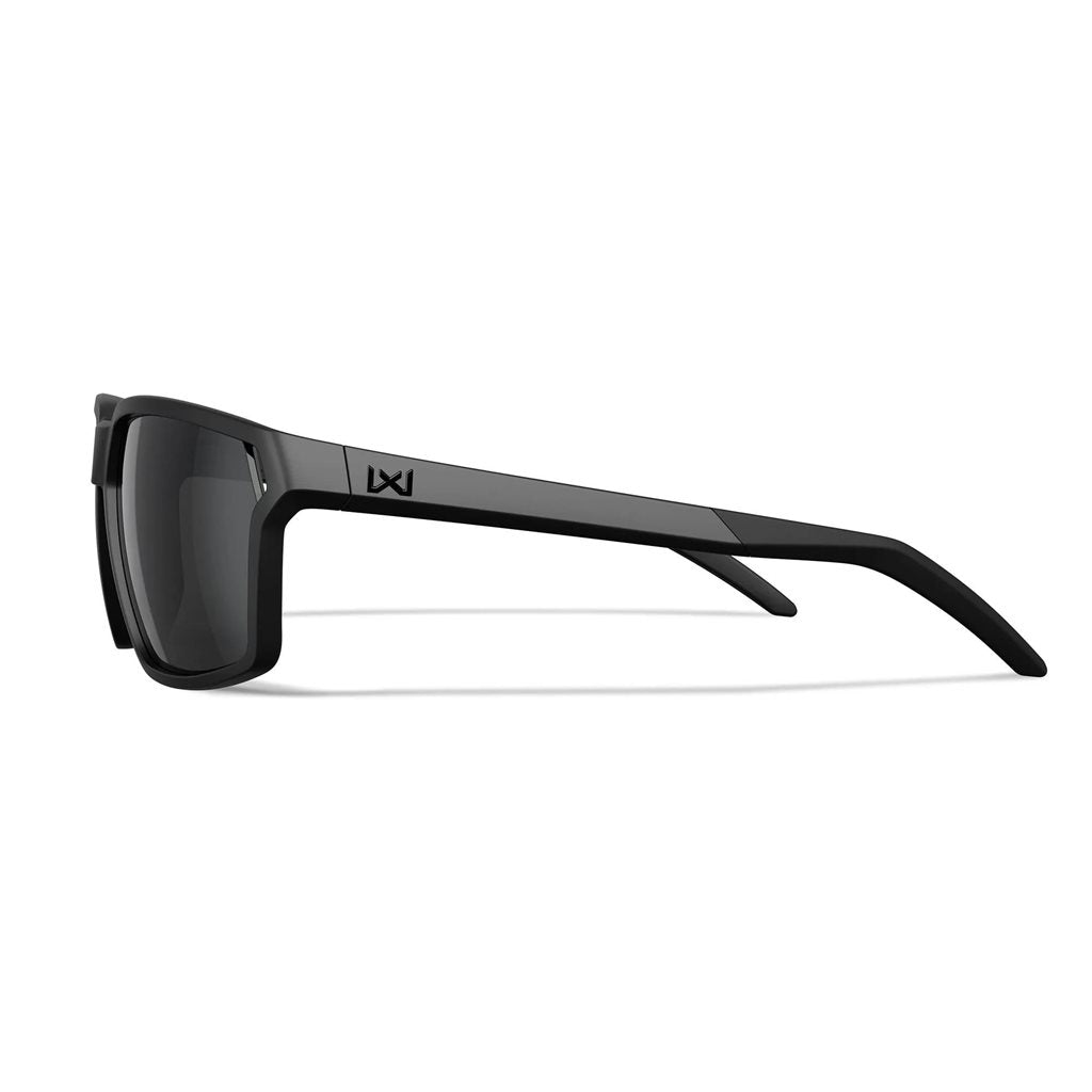 Gafas de sol protectoras WX SIERRA CAPTIVATE™ montura negra lentes ahumadas