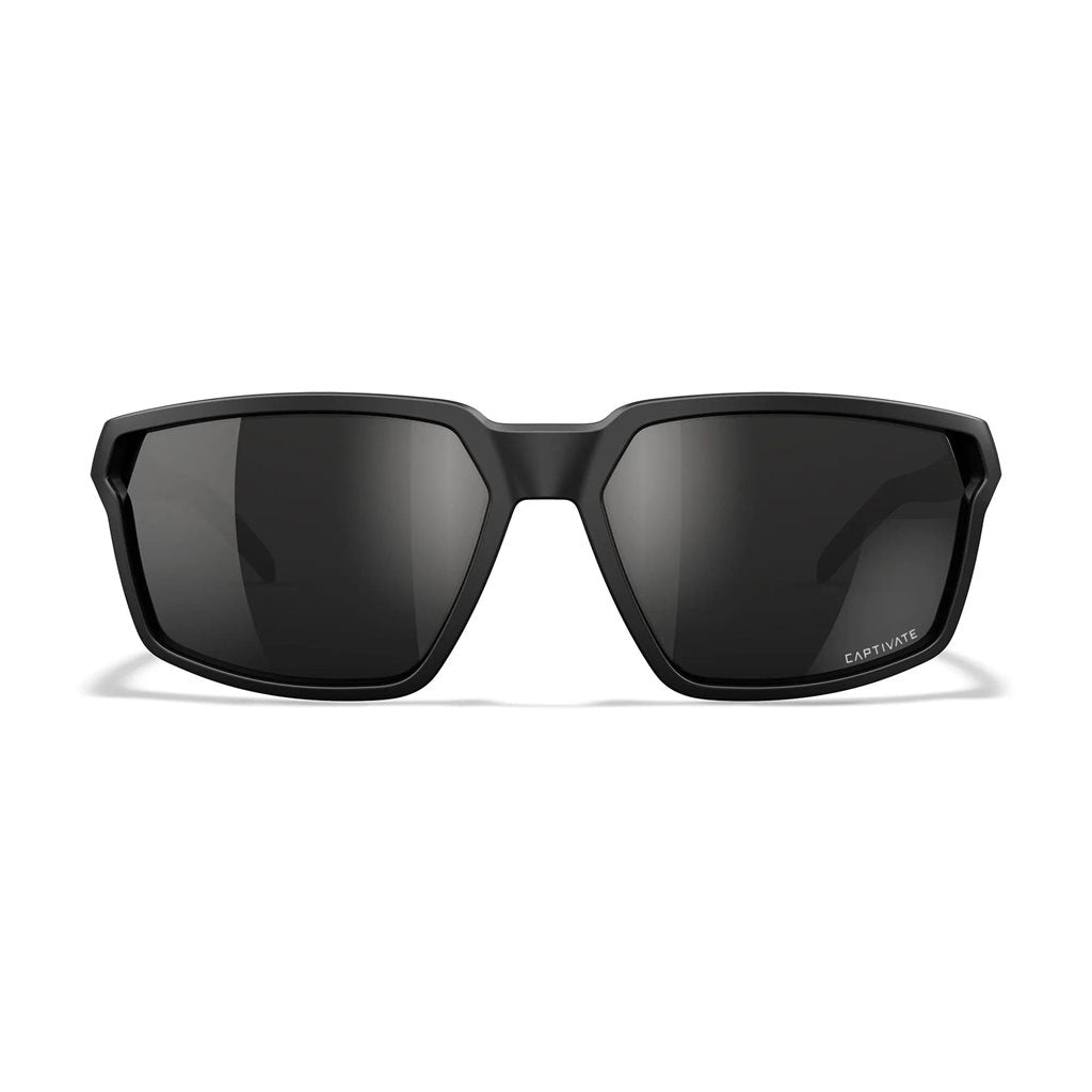 Gafas de tiro WX SIERRA CAPTIVATE™ con marco negro y lentes polarizadas
