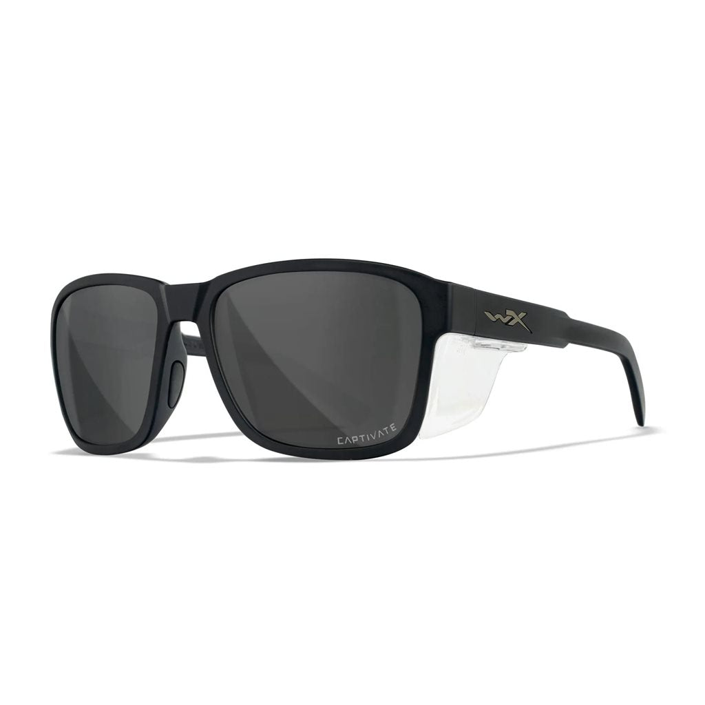 Gafas de tiro WX TREK CAPTIVATE montura negra lentes polarizadas
