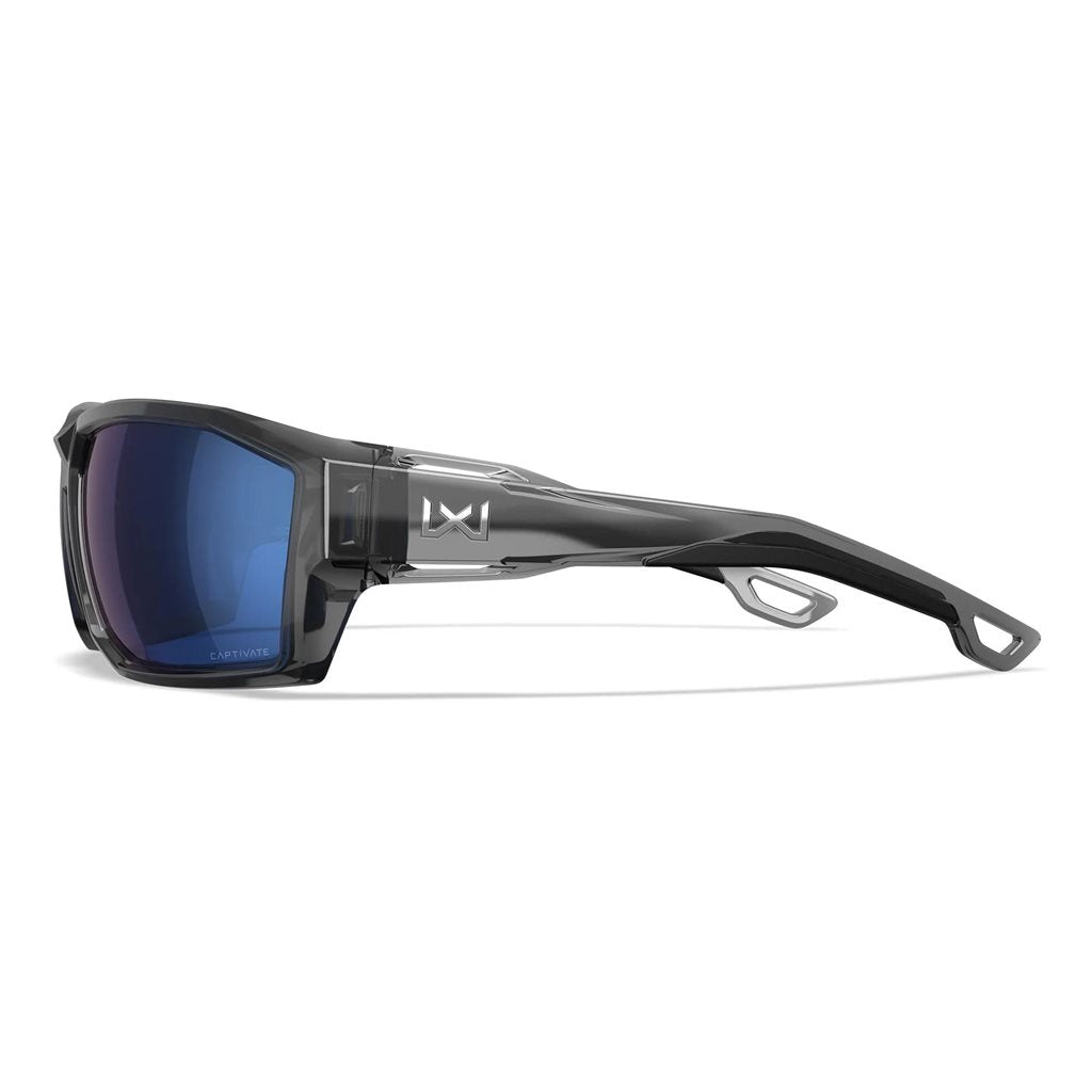 Gafas tácticas WX Alpine Captivate con montura negra y lentes polarizadas tungsteno