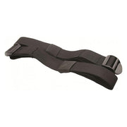 Pack de dos correas negras de 25 mm x 1 m con hebilla de plástico