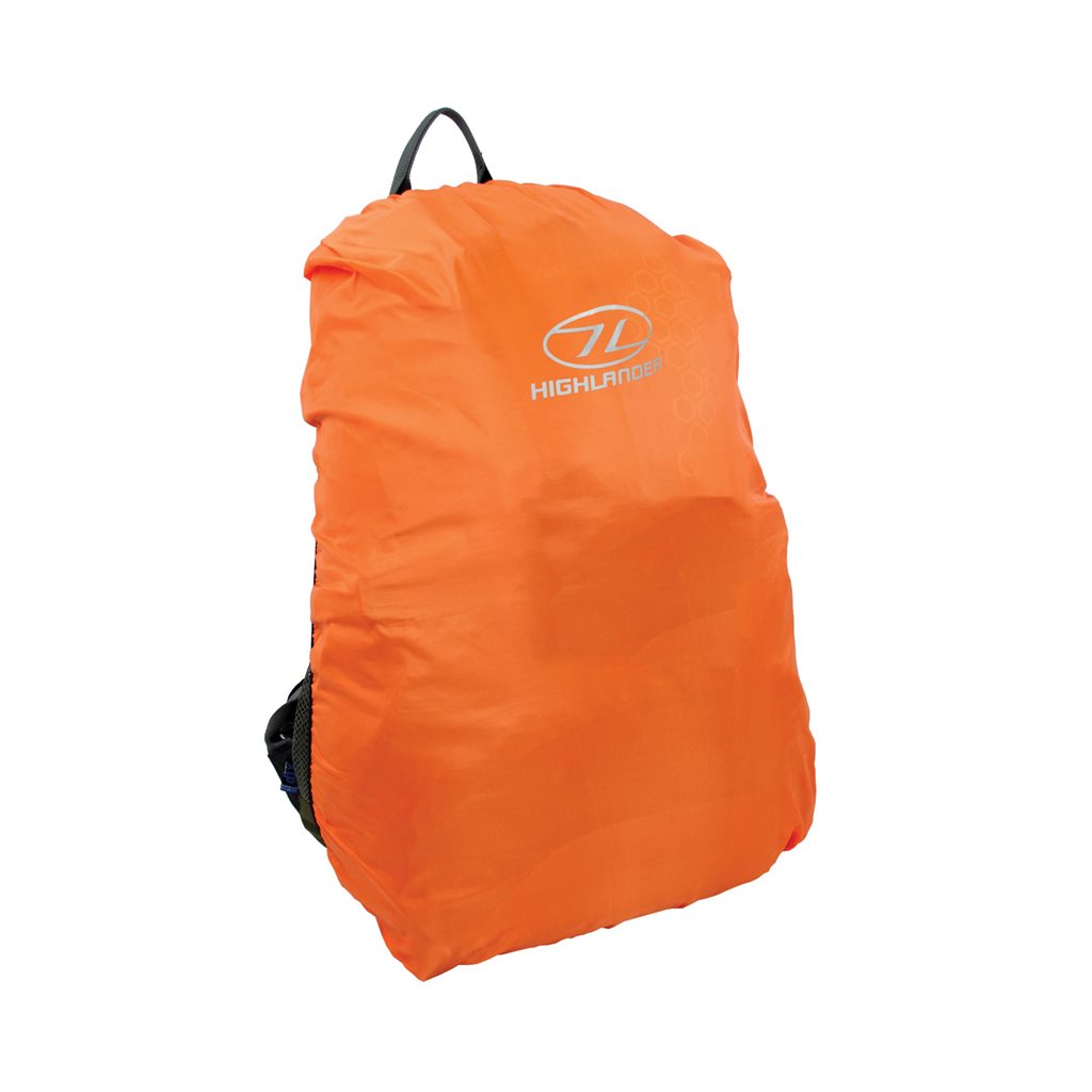 Funda impermeable oliva para mochila 35-50 L, poliéster 210D con recubrimiento PU