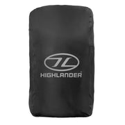 Cubierta impermeable negra para mochila 50–65 L