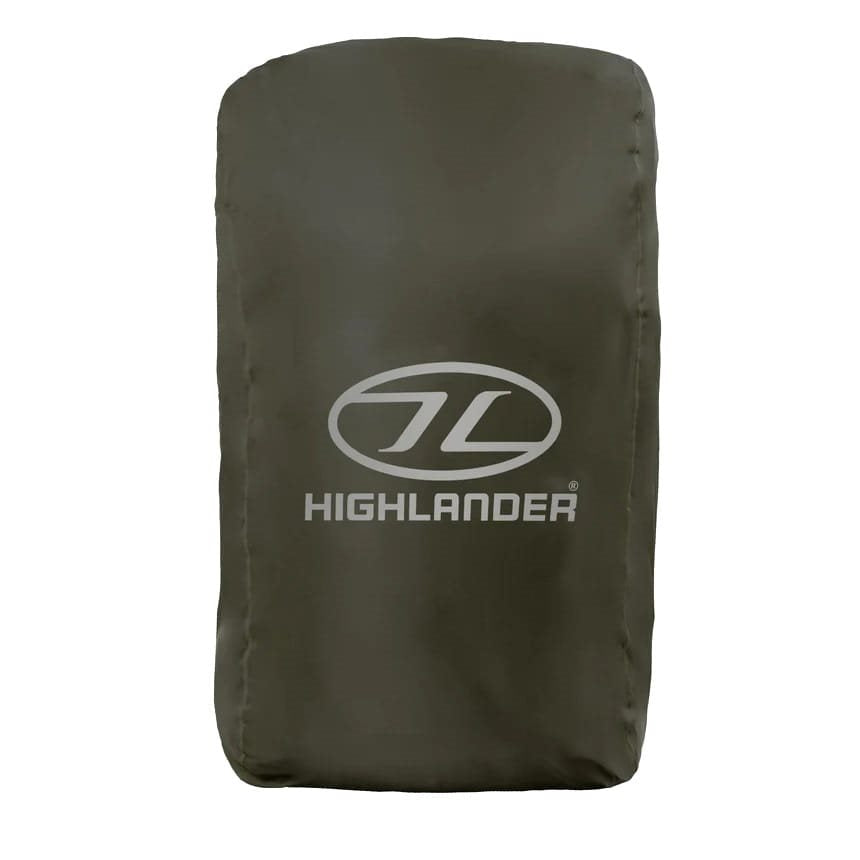Cubierta impermeable negra para mochila 50–65 L