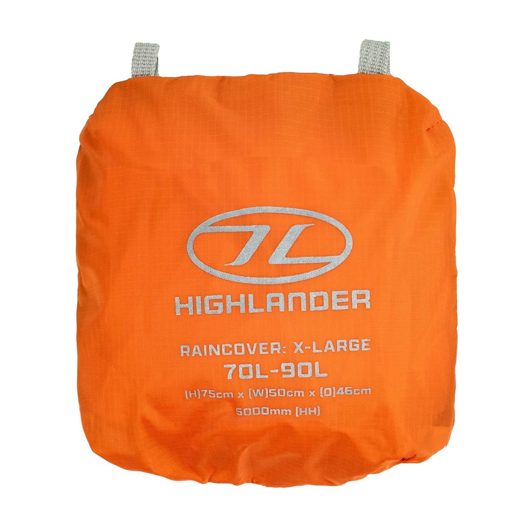 Funda impermeable negra para mochila 70-90 L