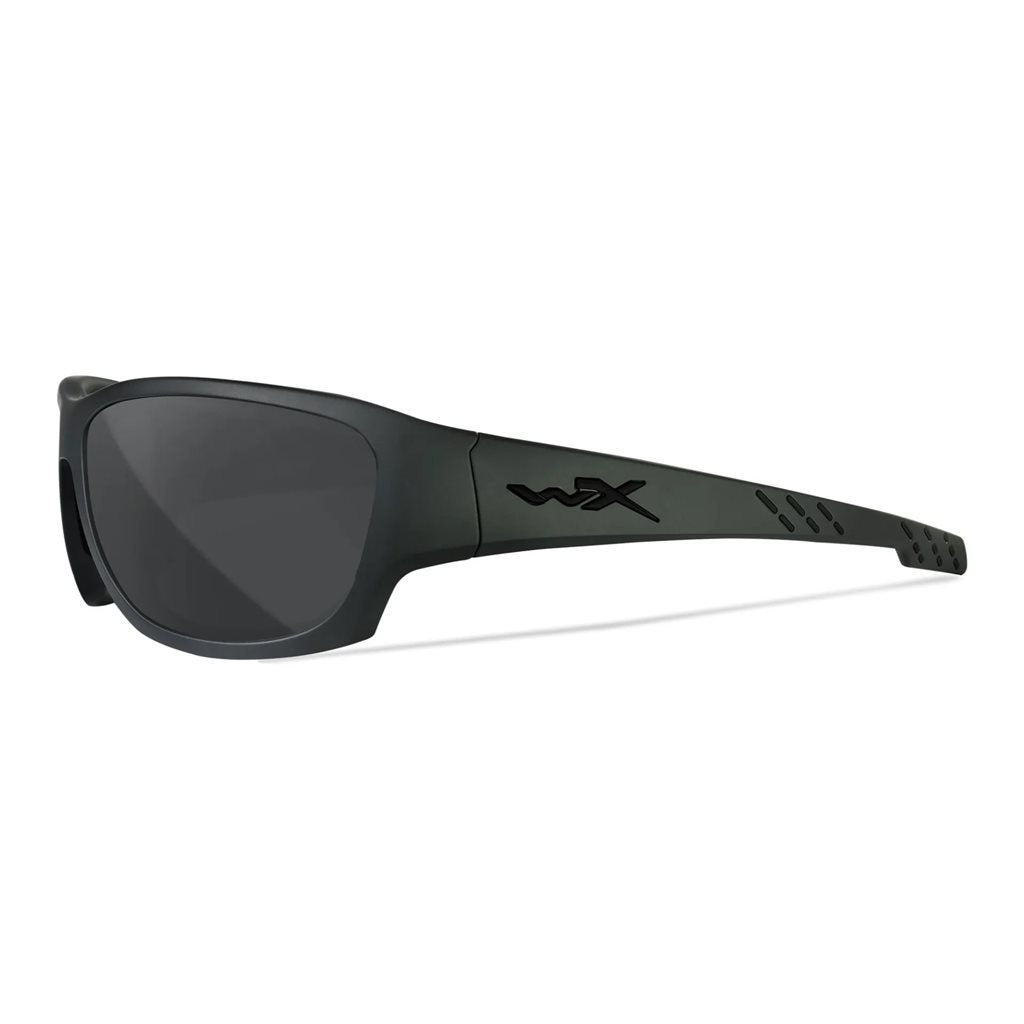 Gafas de tiro WX CLIMB con montura negra y lentes ahumadas