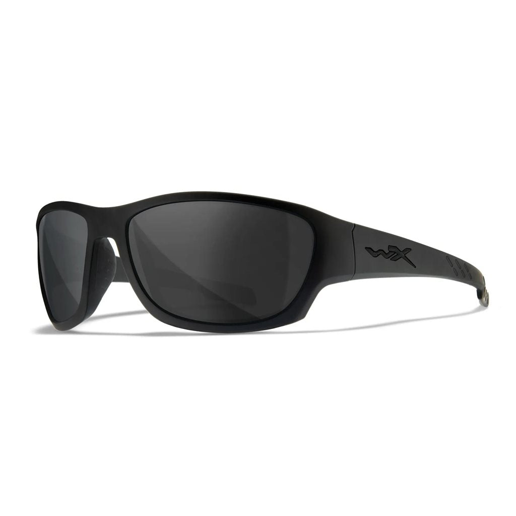 Gafas de tiro WX CLIMB con montura negra y lentes ahumadas