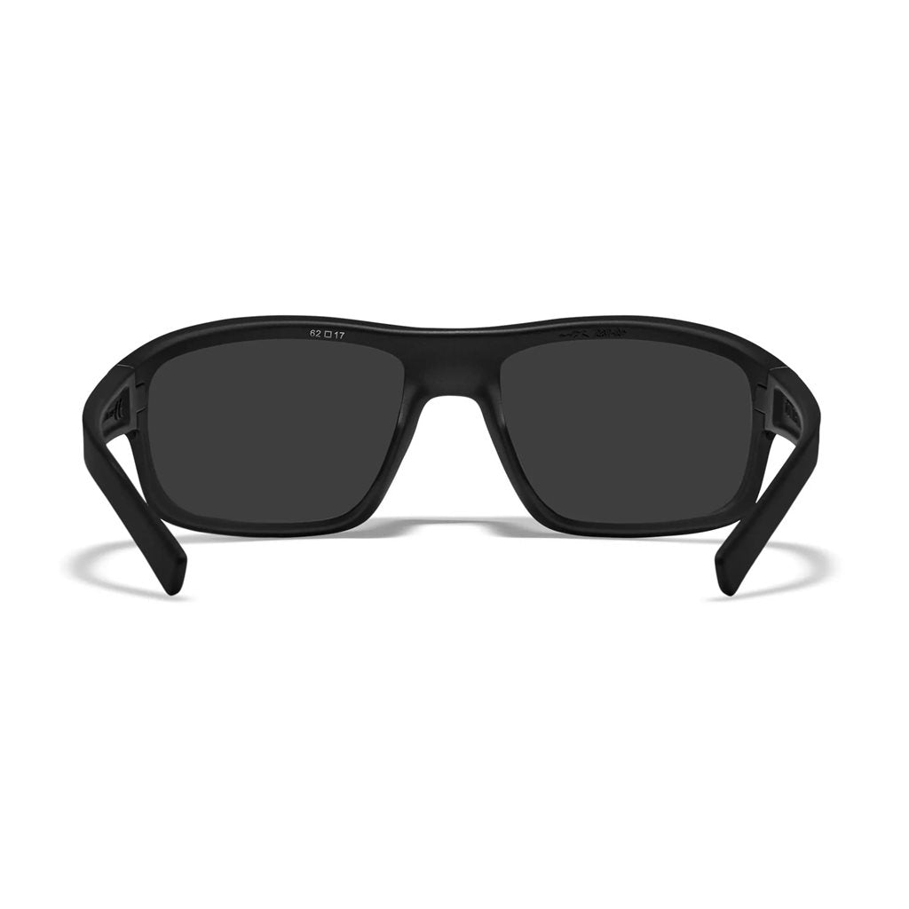 Gafas de tiro WX CONTEND con marco negro y lentes ahumadas