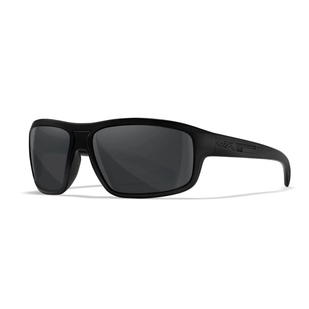 Gafas de tiro WX CONTEND con marco negro y lentes ahumadas