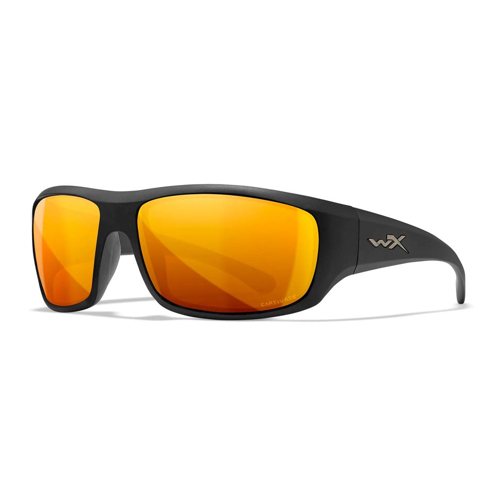 Gafas WX OMEGA CAPTIVATE marco negro lentes polarizadas bronce