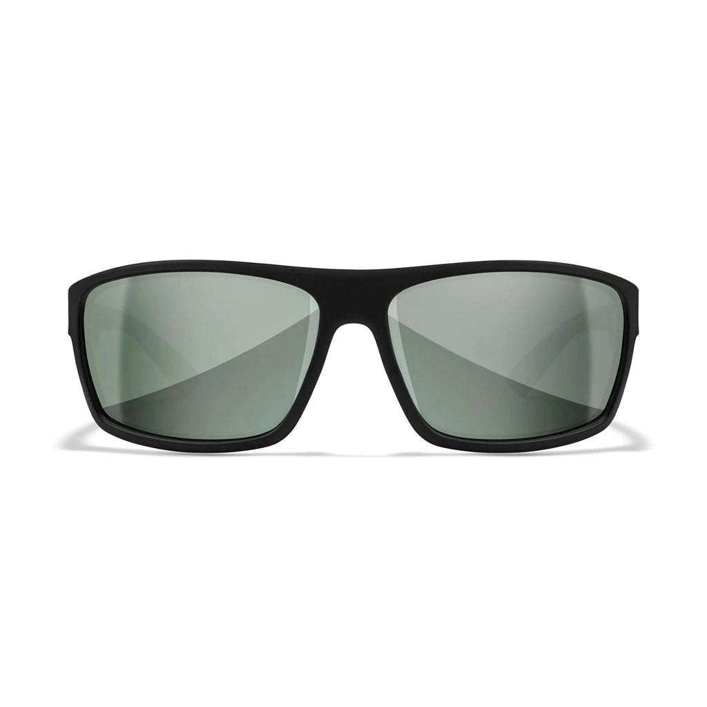 Gafas de tiro WX PEAK montura negra lentes Silver Flash