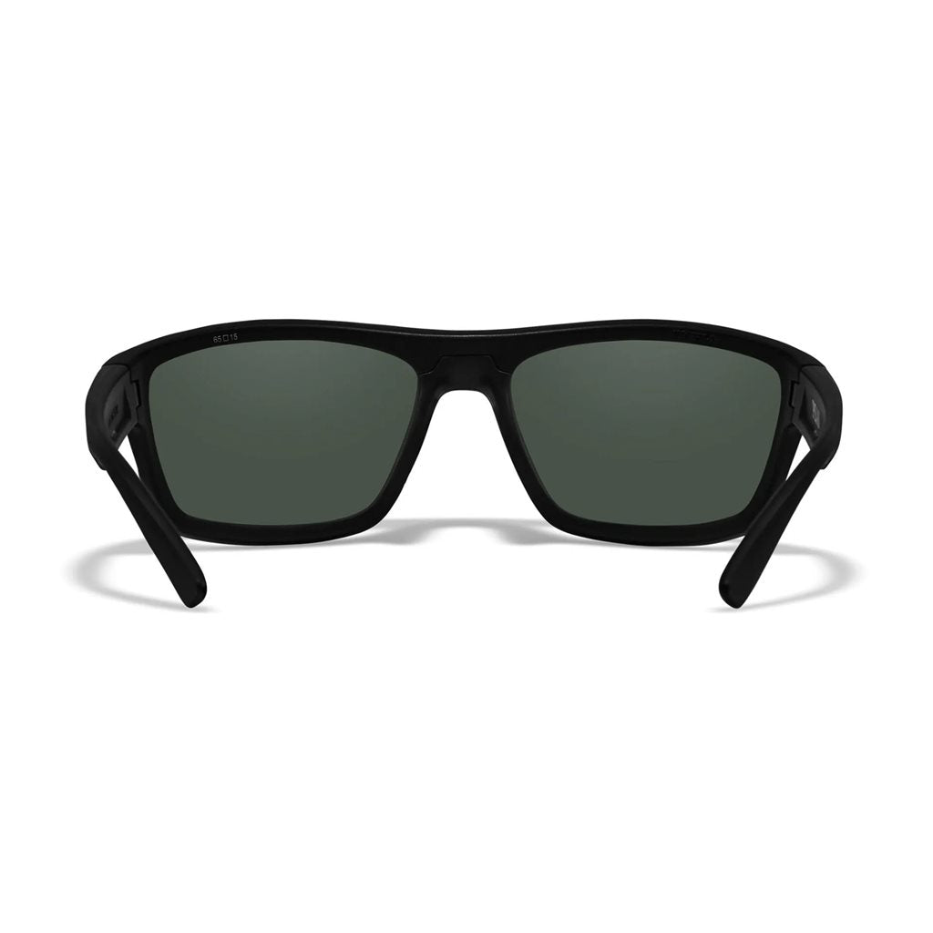Gafas de tiro WX PEAK montura negra lentes Silver Flash