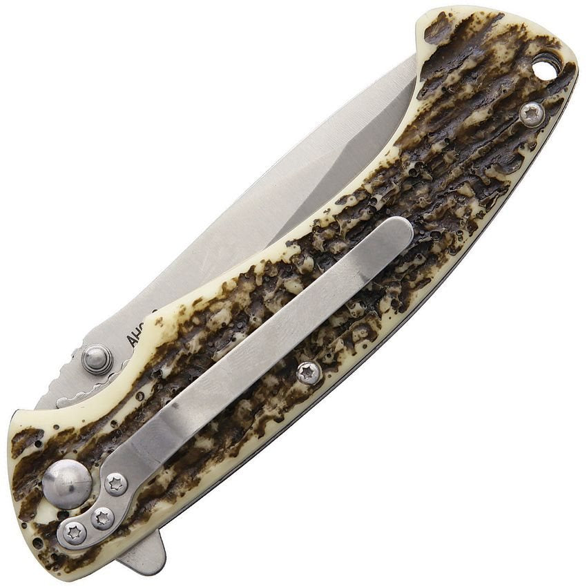 Navaja American Hunter con filo liso y apertura asistida