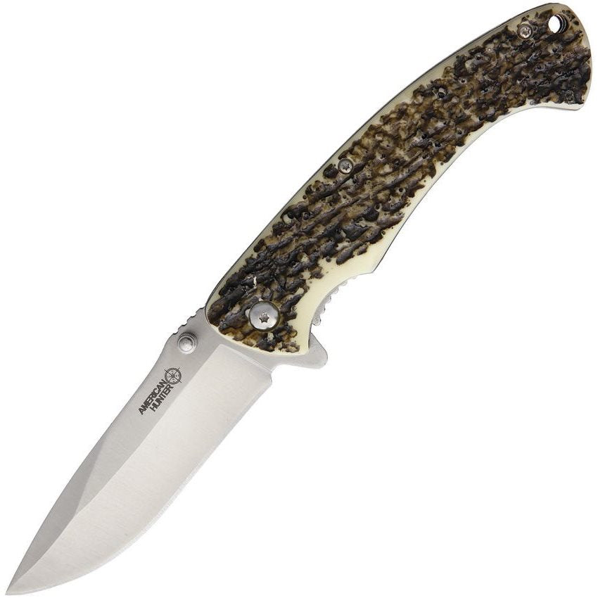 Navaja American Hunter con filo liso y apertura asistida