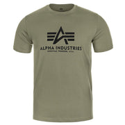 Camiseta Alpha Industries Big Logo OLIVE vista frontal