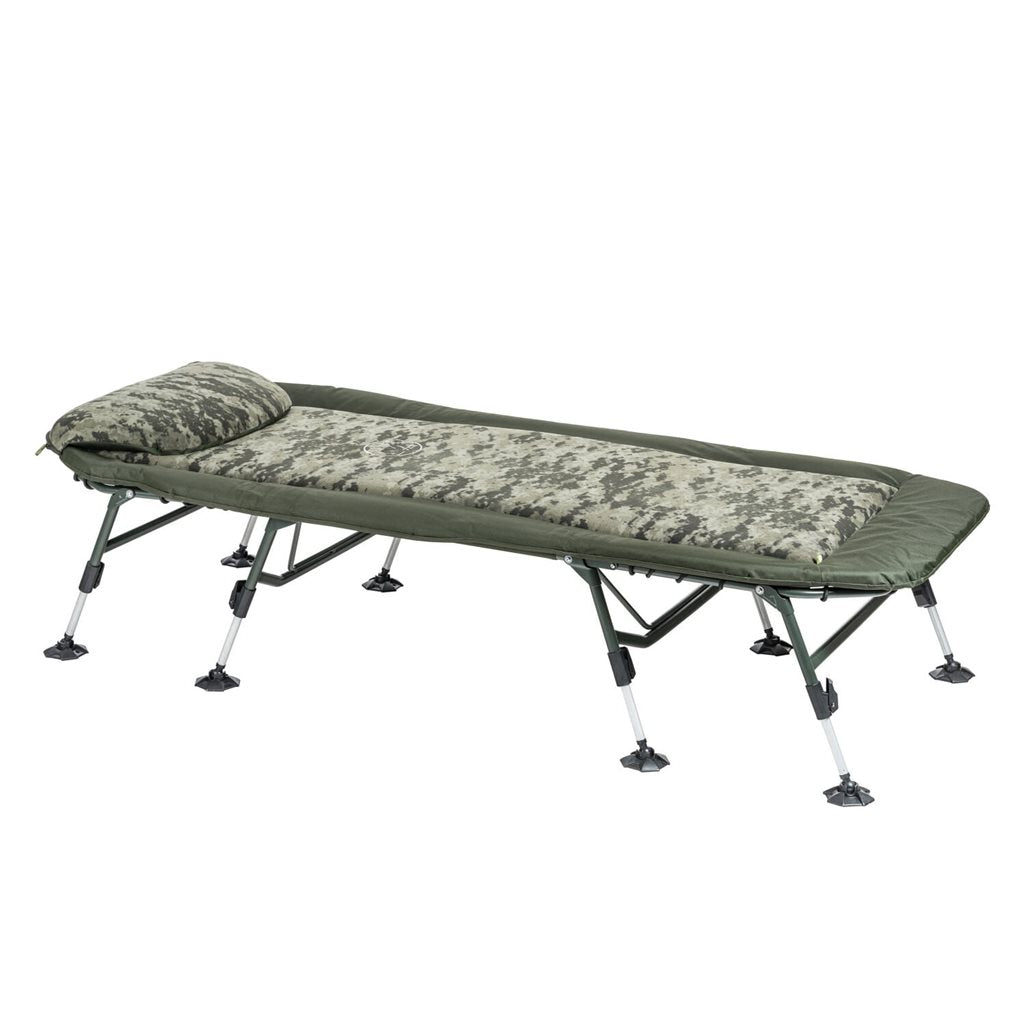 Camastro AIR 8 CamoCODE en camuflaje digital con colchón autohinchable, 220 x 90 cm