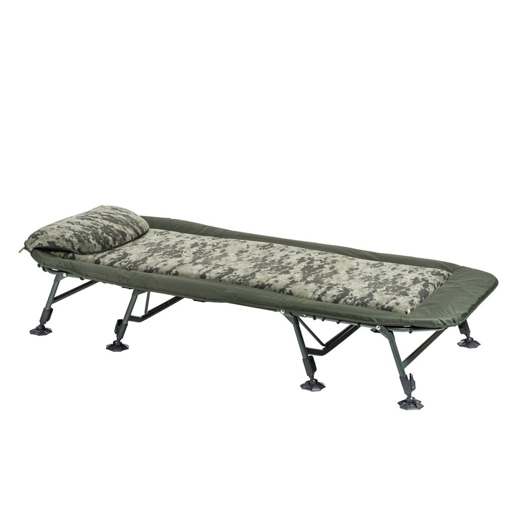 Camastro AIR 8 CamoCODE en camuflaje digital con colchón autohinchable, 220 x 90 cm
