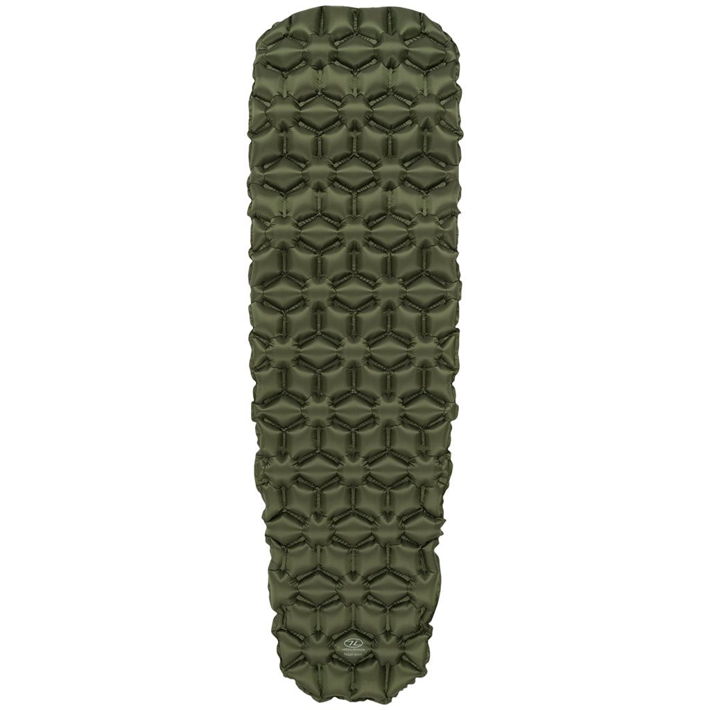 Esterilla inflable NAP-PAK verde HIGHLANDER