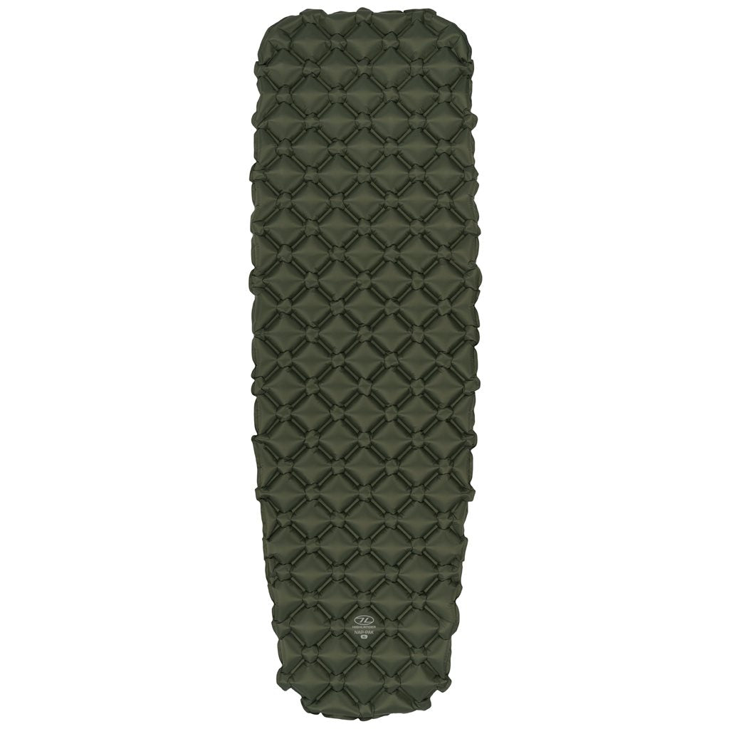 Colchoneta inflable NAP-PAK XL ultraligera HIGHLANDER en funda de transporte