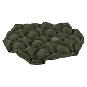 Almohadilla inflable NAP PAK verde 44x44x5 cm con bolsa de transporte