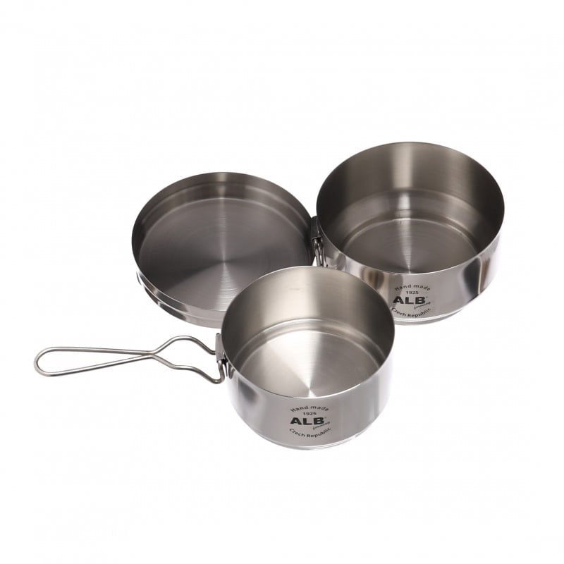 Ešus de acero inoxidable de 3 piezas (pulido) - alb613