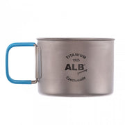 Taza de titanio 0,75 l, diámetro 115 mm, altura 80 mm, peso 68 g