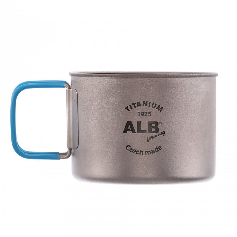 Taza de titanio 0,75 l, diámetro 115 mm, altura 80 mm, peso 68 g