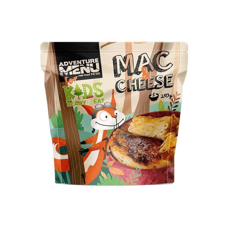 Mac y Cheese ADM, comida infantil esterilizada cremosa con gouda y cheddar