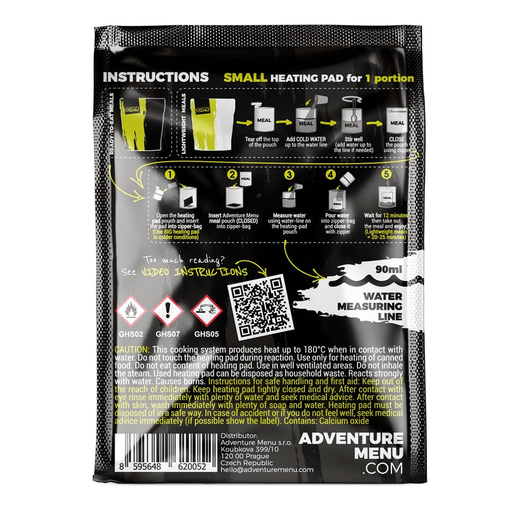 Cápsula autocalentable SAMOOHŘEV 30g para AdventureMenu (AM20)