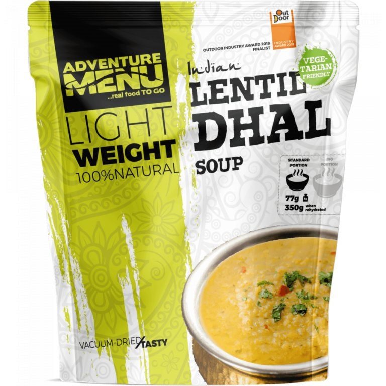 Dhal de lentejas deshidratado - porción 77g/350g (AM213)