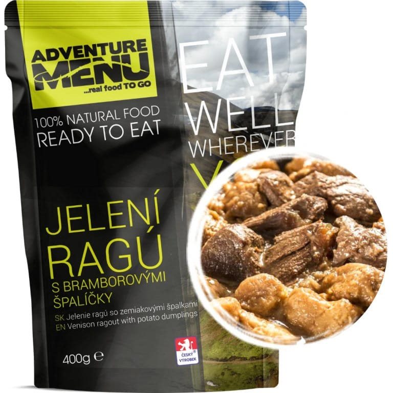 Producto AM51: ragú de ciervo con palitos de patata